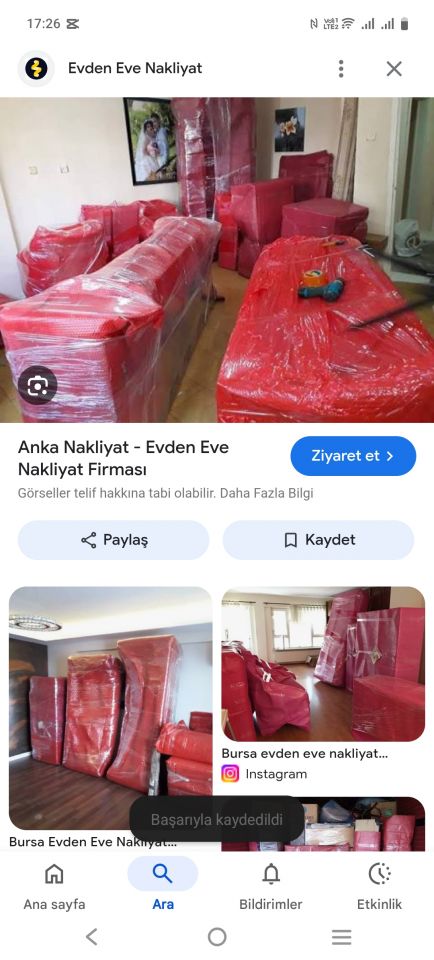 Antalya Ankara evden eve nakliye